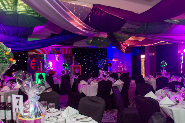 Venue draping and room decor